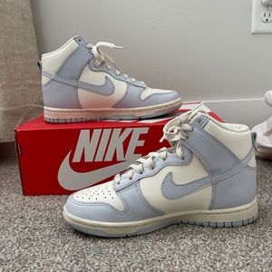 Women Nike Dunk High Sail Football Grey